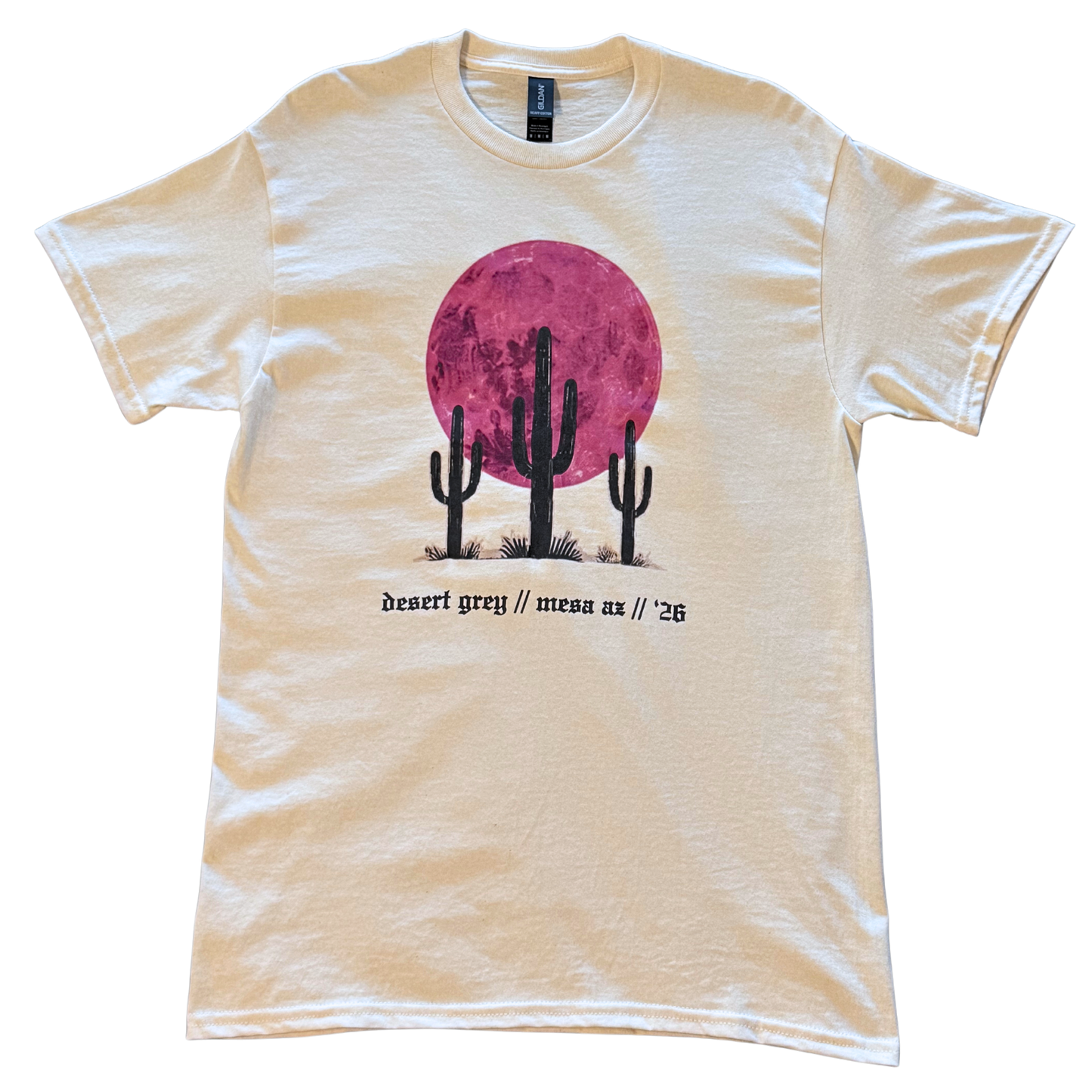 PRE-ORDER 2026 Desert Grey Music Festival Saguaro Tee