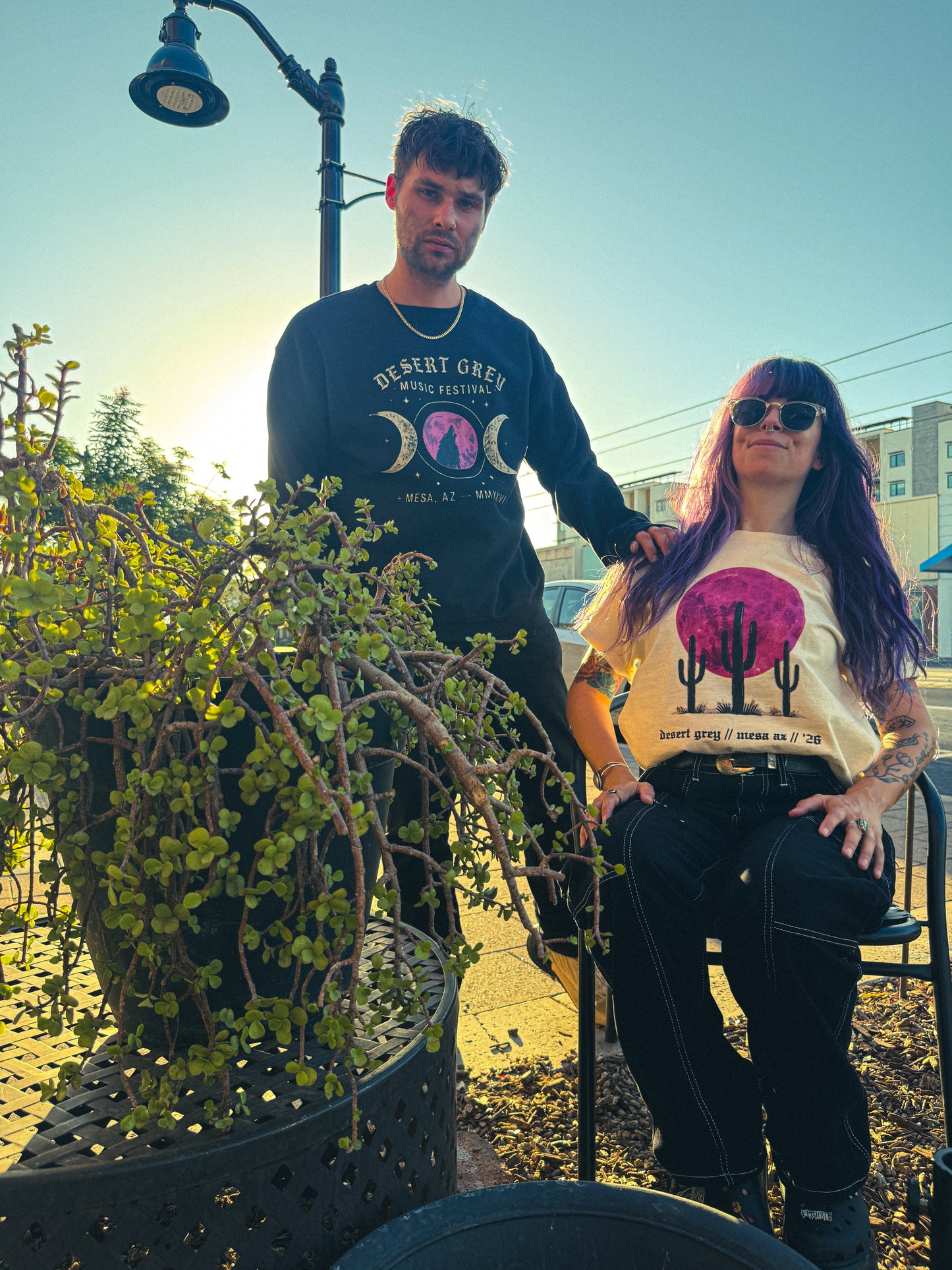 PRE-ORDER 2026 Desert Grey Music Festival Crewneck
